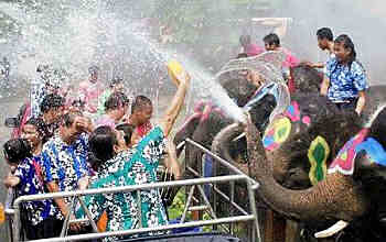 Songkran celebration